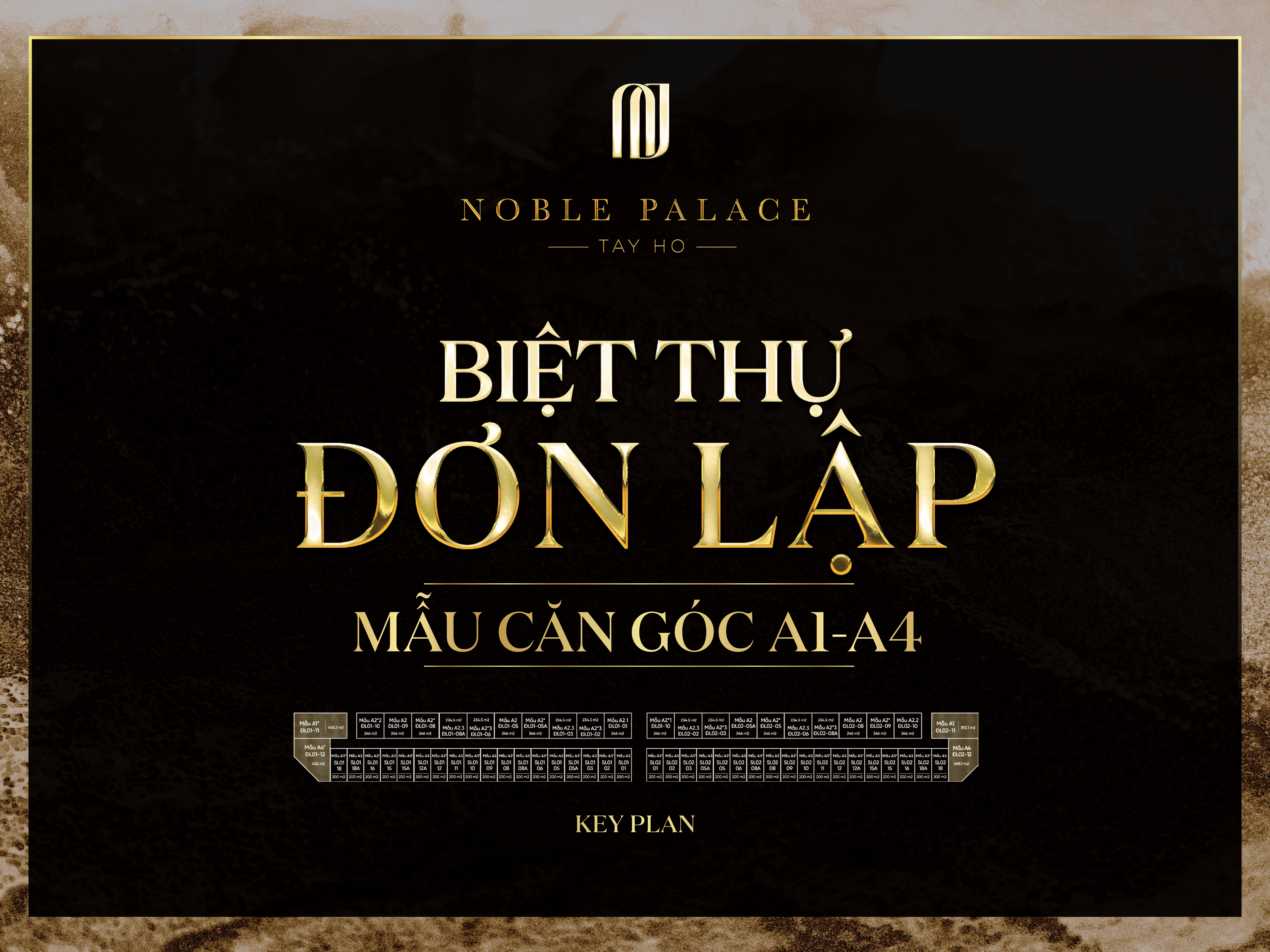 Mẫu căn góc Noble Palace Tây Hồ