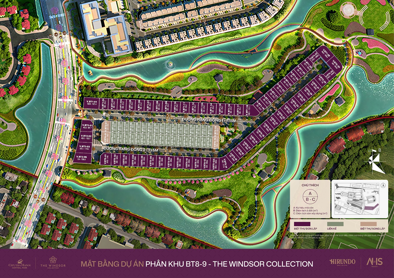 Phân khu BT8-9 The Windsor Collection